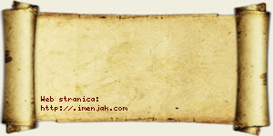 Jovana Grandić vizit kartica